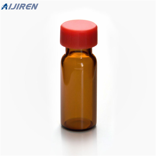 Professional brown 2 mL screw top vials with label for sale